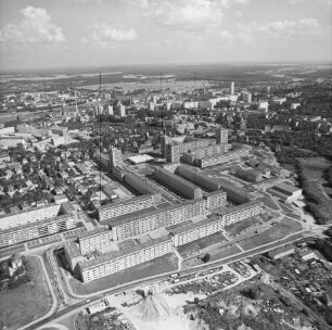 Hansaviertel in Frankfurt/Oder : Blickrichtung Südosten