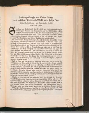 Stellungskämpfe am Toten Mann und zwischen Avocourt-Wald und Höhe 304