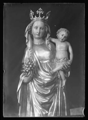 Veringenstadt: Kirche (Marienstatue (Detail))