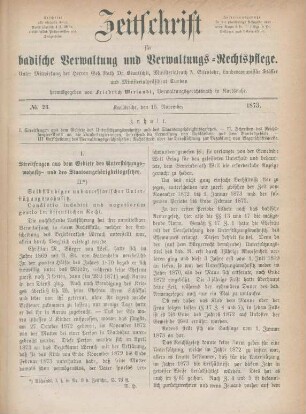No. 23 - 26 = November - December