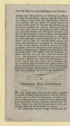 X. Merkwürdige Natur-Erscheinungen