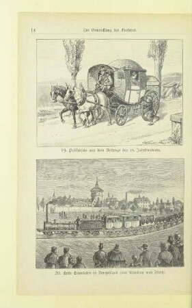 20. Erste Eisenbahn in Deutschland (von Nürnberg nach Fürth)