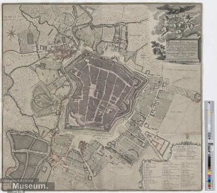 Grundriss der Stadt Leipzig