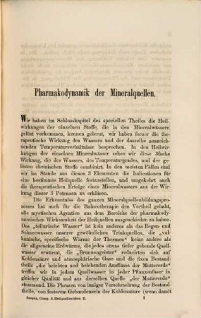 Compendium der allgemeinen u. speciellen Heilquellenlehre, 2