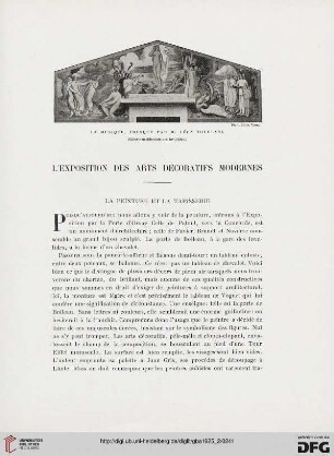 5. Pér. 12.1925: La peinture et la tapisserie : l'Exposition des Arts Décoratifs modernes