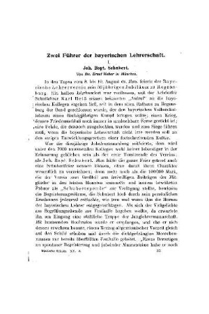 Zwei Führer der bayerischen Lehrerschaft