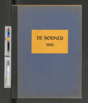 11.1931: De Börner : Monatsschrift der Gemeinschaft der Fritz-Schumacher-Siedlung Langenhorn