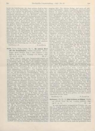 691-692 [Rezension] Didio, C., Die moderne Moral und ihre Grundprincipien, kritisch beleuchtet