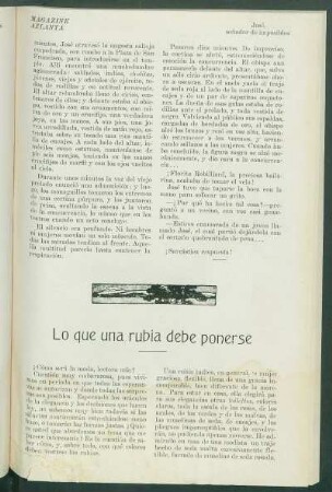 Lo que una rubia debe ponerse