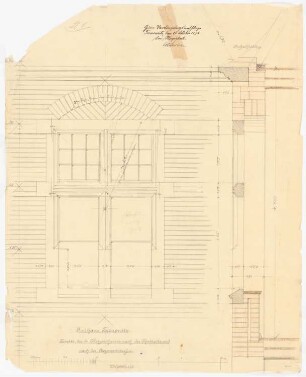 Rathaus, Tarnowitz: Fenster 2.OG 1:10