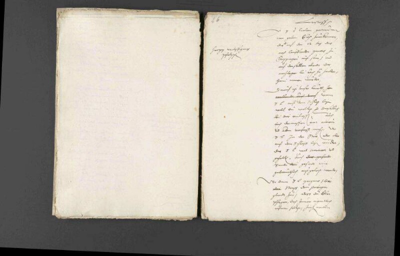 Anweisungen Herzog Christophs von Württemberg an den Obervogt zu Göppingen und den Kastner zu Heidenheim bezüglich eines Aufenthalts des Pfalzgrafen Wolfgang im Göppinger Schloss sowie in Heidenheim.