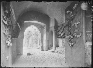 Kriebstein. Eingang zur Burg Kriebstein