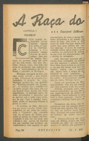 A raça do mar : [Grande novella]