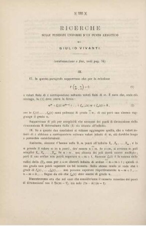 Ricerche sulle funzioni uniformi d'un punto analitico.