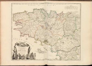 Gouvernement General De Bretagne : divisé en ses Dioceses ou Receptes ; Avec Privilege