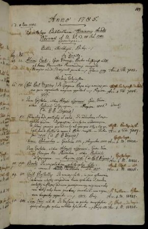Ex catalogo Bibliothecae Hemmonis Arnoldi Werumei [...]