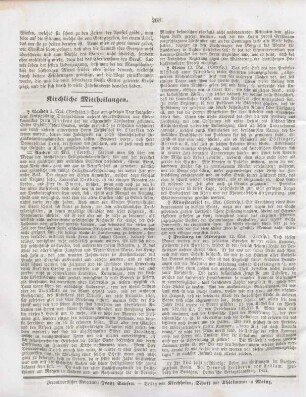 268 Kirchliche Mittheilungen