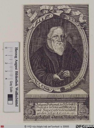 Bildnis Johann (I) Avenarius (eig. Habermann)
