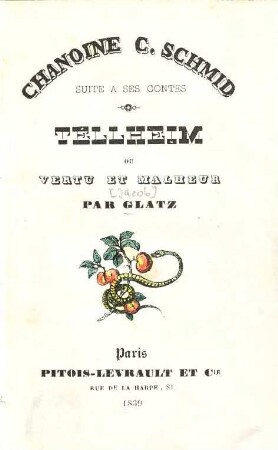 La Tellheim ou vertu et malheur