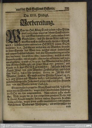 Die XVII. Predigt