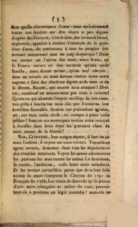 Adresse de la Société des amis de la constitution, séante au concert, aux citoyens