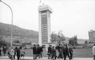 Zurzach, Schweiz: Ankunft des Freiburger Stadtrats in Zurzach