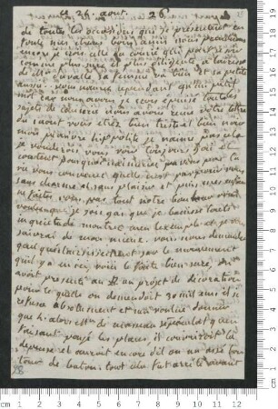 Brief von Marie-Anne Chamisso  an Hippolyte de Chamisso und Charles de Chamisso