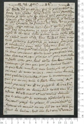 Brief von Marie-Anne Chamisso <Comtesse de> an Hippolyte de Chamisso und Charles de Chamisso