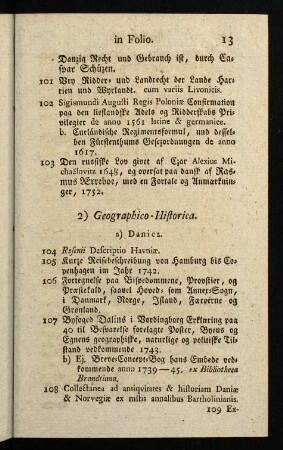 13-24, 2) Geographico-Historica.