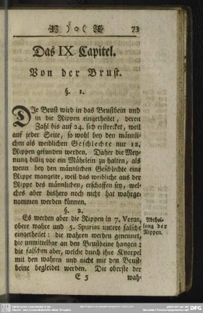 Das IX. Capitel. Von der Brust