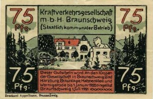 Notgeld - 75 Pfennig