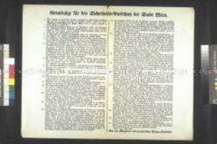Bekanntmachung vom Magistrat und dem provisorischen Bürgerausschuss der Stadt Wien über die Organisation und die Aufgaben des Sicherheits-Ausschusses; Wien, 4. Mai 1848