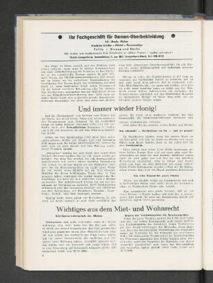 Wichtiges aus dem Miet- und Wohnrecht