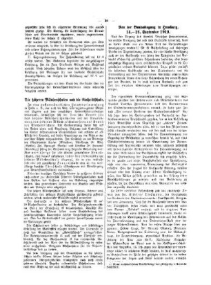 Von der Bundestagung in Hamburg, 14.-18. September 1919