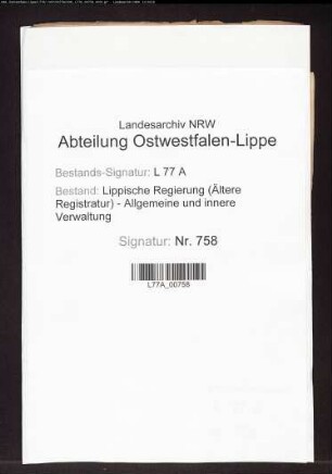 Ausgeliehene Kapitalien des Stifts St. Marien zu Lemgo