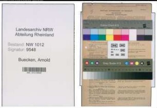 Entnazifizierung Arnold Buecken , geb. 30.05.1912 (Mueller)