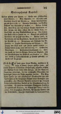 Siebenzehntes Kapitel.