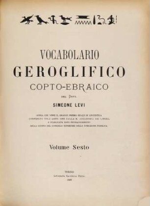 Vocabolario geroglifico copto-ebraico, 6