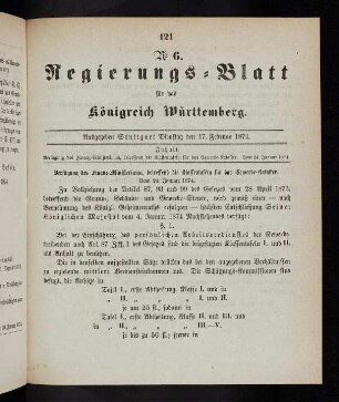 121-128, Nr. 6, 17. Februar 1874