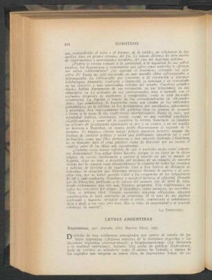 Letras argentinas