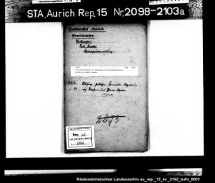 Die Genehmigung zur Ablösung von Domanialgefällen durch die Stadt Aurich