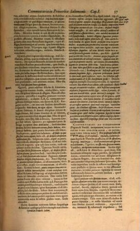 Commentaria in Salomonis proverbia