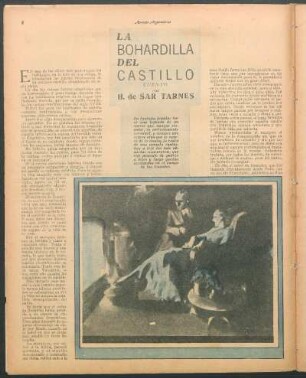 La bohardilla del castillo : Cuento por H. de Sar Tarnes