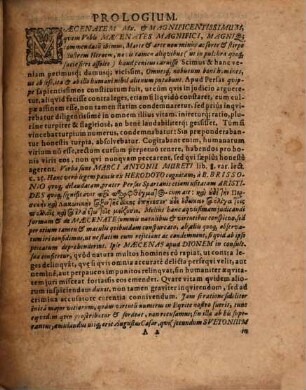 An. Rivini ... Maecenas, isque serius conciliator, e lib. LII. Dionis Cassii, seu commentatio ... de optimo reipublicae statu monarchico mixto