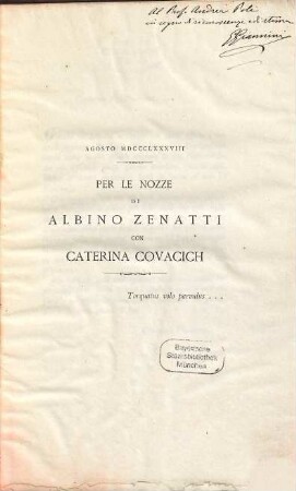 Novelline Lucchesi : A cura di Giovanni Giannini. (Nozze Zenatti-Covavich)