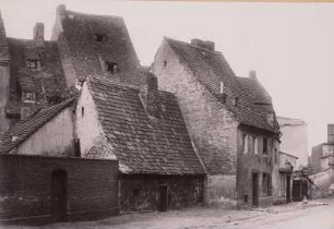 Brieg, Stadt : Brieg (Brzeg/Polen). Elendswohnungen hinter der Kaserne