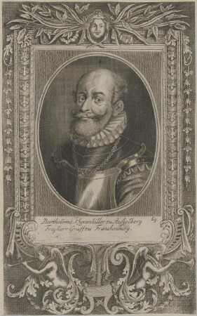 Bildnis des Bartholome Khevenhiller zu Aichelberg, Freyherr Graff zu Franckenburg