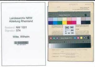 Entnazifizierung Wilhelm Witte, geb. 30.01.1894 (Kaufmann)