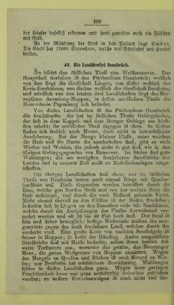 49. Die Landdrostei Osnabrück
