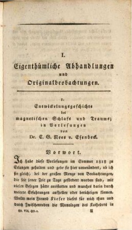 Archiv für den thierischen Magnetismus. 7, 7. 1820